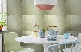 Обои 4580-V1 фото в интерьере кухни превью