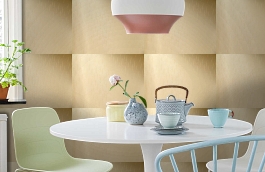 Обои 4580-Y1 фото в интерьере кухни превью