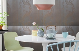 Обои 4610-E2 фото в интерьере кухни превью