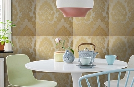 Обои 4900 Y1 фото в интерьере кухни превью