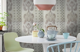 Обои 4910 G2 фото в интерьере кухни превью