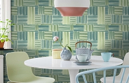 Обои 10205 фото в интерьере кухни превью