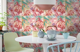 Обои 10220 фото в интерьере кухни превью