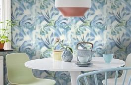 Обои 10225 фото в интерьере кухни превью