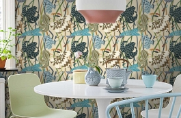 Обои 10230 фото в интерьере кухни превью