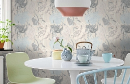 Обои 10234 фото в интерьере кухни превью