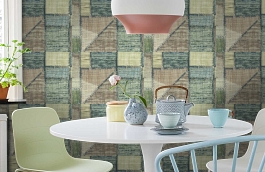 Обои 10243 фото в интерьере кухни превью