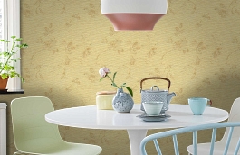 Обои 227-111 фото в интерьере кухни превью