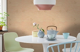 Обои 235-105 фото в интерьере кухни превью