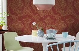 Обои 500-84 фото в интерьере кухни превью