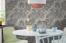 Обои 7146-205 фото в интерьере кухни превью