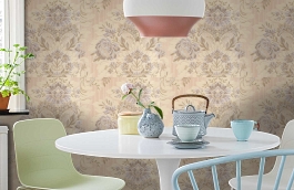 Обои M9206-8005 фото в интерьере кухни превью