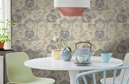 Обои M9206-8009 фото в интерьере кухни превью