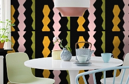 Обои CRF12 011 1 фото в интерьере кухни превью