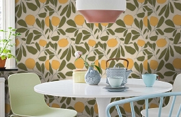 Обои CRF3 004 фото в интерьере кухни превью