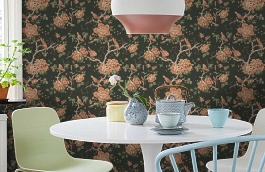 Обои FL1 005 фото в интерьере кухни превью