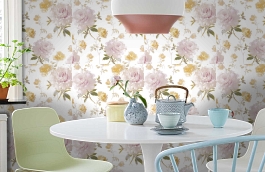 Обои FL4 001 фото в интерьере кухни превью