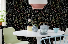 Обои FL5 011 фото в интерьере кухни превью