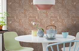 Обои PLZ1 002 фото в интерьере кухни превью