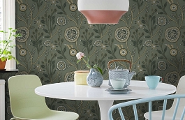 Обои PLZ3 005 фото в интерьере кухни превью