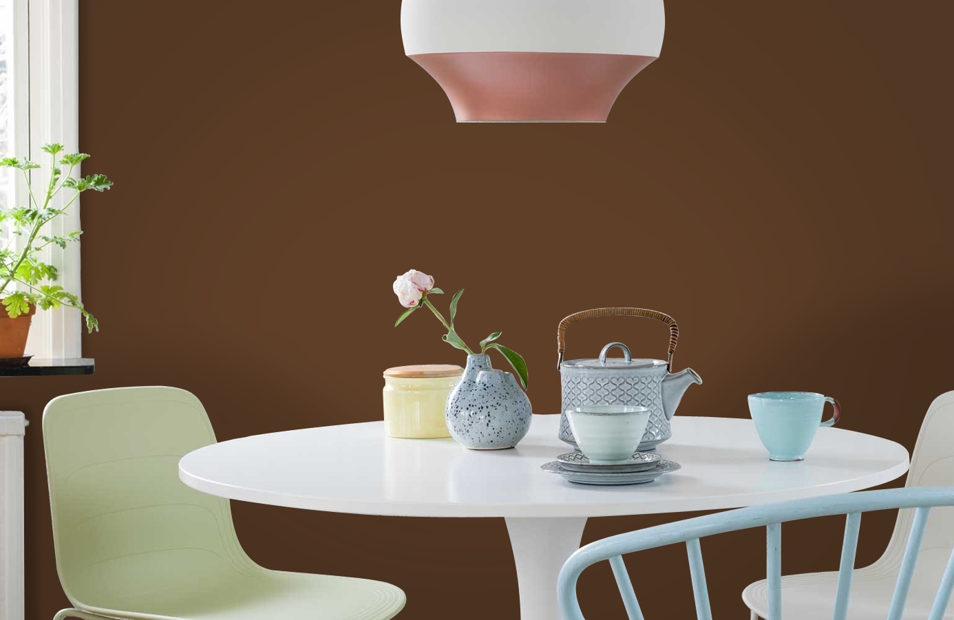 Обои AM7 009/4 фото в интерьере кухни