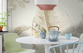 Обои PS41805 фото в интерьере кухни превью