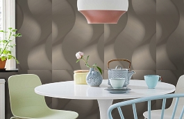 Обои 46405 фото в интерьере кухни превью