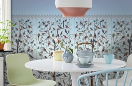 Обои 97/7021 фото в интерьере кухни превью