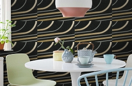 Обои 55070 фото в интерьере кухни превью