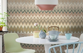 Обои 20065 фото в интерьере кухни превью