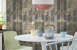 Обои 7 SN-A фото в интерьере кухни превью