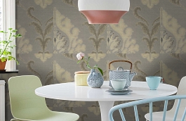 Обои 7 SN-B фото в интерьере кухни превью