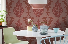 Обои 9 SN-B фото в интерьере кухни превью