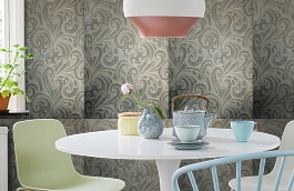 Обои 9FR-B фото в интерьере кухни превью