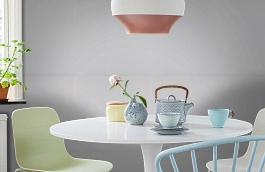 Обои 5010-180 фото в интерьере кухни превью