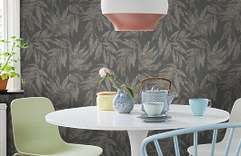 Обои 1012-4 фото в интерьере кухни превью