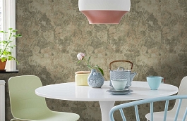 Обои 1108-6 фото в интерьере кухни превью