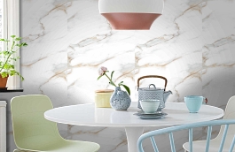 Обои 1109-1 фото в интерьере кухни превью