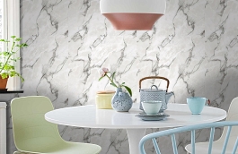 Обои 1109-2 фото в интерьере кухни превью