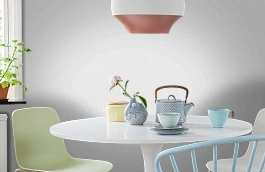 Обои 1110-1 фото в интерьере кухни превью