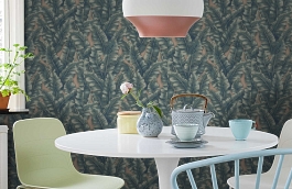 Обои 1507-5 фото в интерьере кухни превью