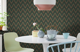 Обои 1509-5 фото в интерьере кухни превью