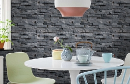 Обои 1603-1 фото в интерьере кухни превью