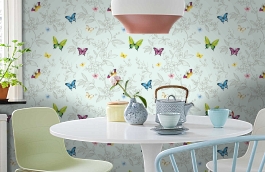 Обои 1606-3 фото в интерьере кухни превью