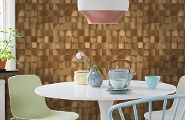 Обои 1615-2 фото в интерьере кухни превью