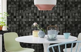 Обои 1615-4 фото в интерьере кухни превью