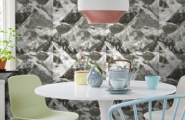 Обои 1622-3 фото в интерьере кухни превью