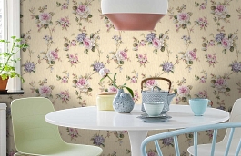 Обои 2610-3 фото в интерьере кухни превью