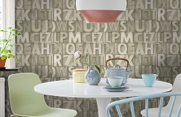 Обои 4704-2 фото в интерьере кухни превью