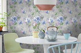 Обои 4708-3 фото в интерьере кухни превью